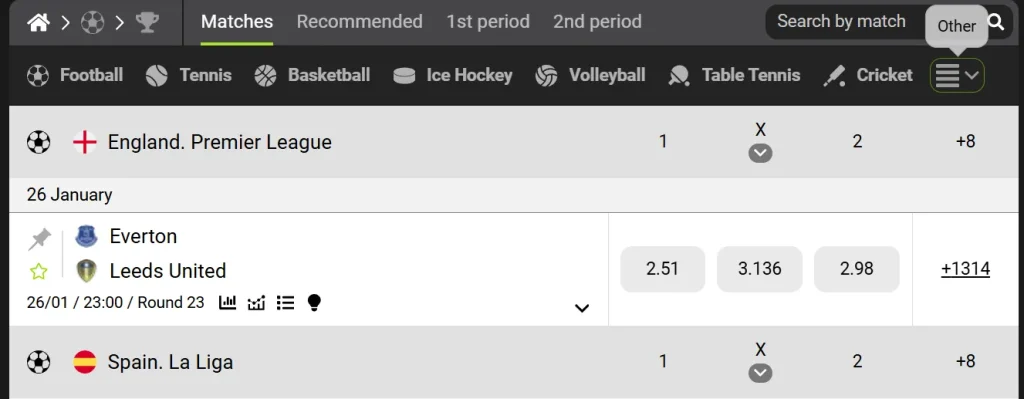 Live Betting and In-Play Features