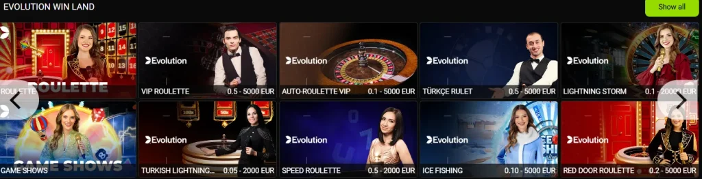 Evolution Win Land